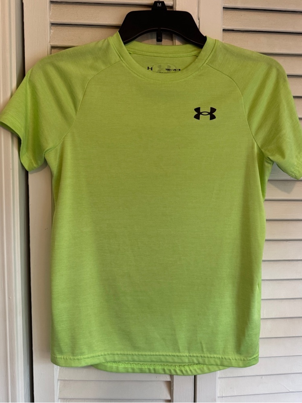 Under Armour Kids' Neon Lime Short Sleeve Performance Tee